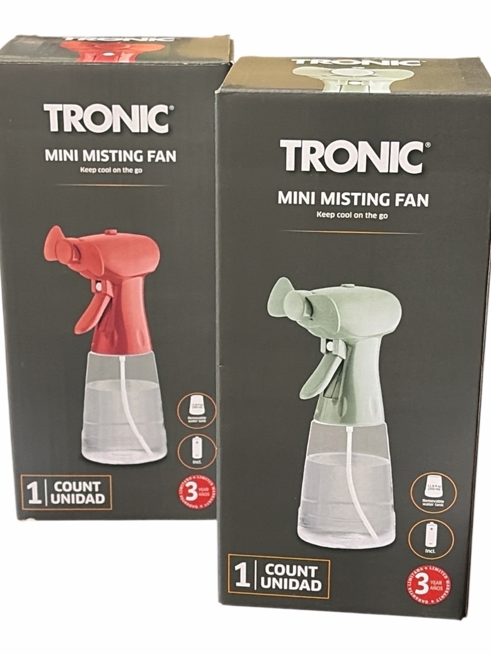 Mini Misting Fan – Green or Red